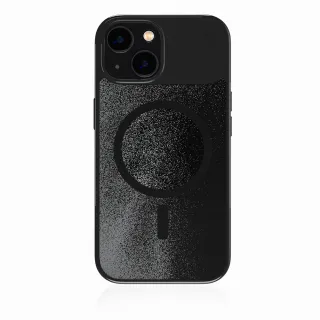 【STM】Relax Sand for iPhone 15 Plus 療癒流沙 MagSafe軍規防摔殼(奢華黑)