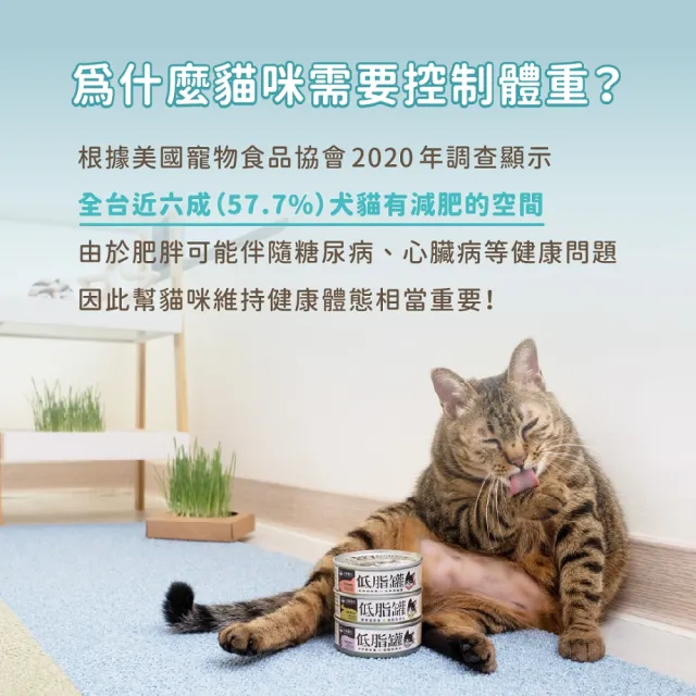 【汪喵星球】貓咪低脂無膠主食罐80g*24入(貓主食罐 全齡貓)