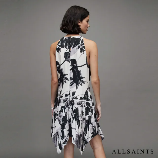 【ALLSAINTS】SONYA JACKIE 印花短洋裝ECRU WHITE WD106Z(常規版型)