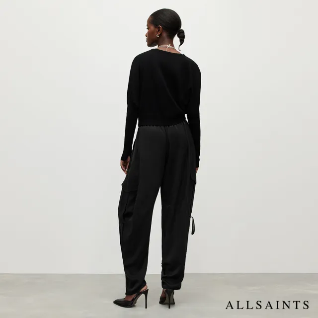 【ALLSAINTS】KAYE 高腰軍裝長褲Black WP014Y(寬鬆版型)