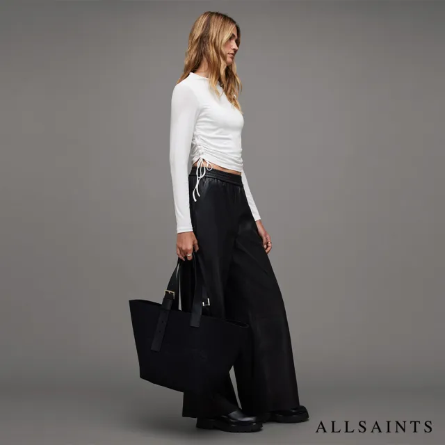 【ALLSAINTS】BETA 長袖T恤Optic White WM093Z(舒適版型)