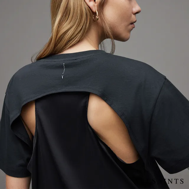 【ALLSAINTS】CYGNI 短袖T恤Washed Black WM016Z(舒適版型)