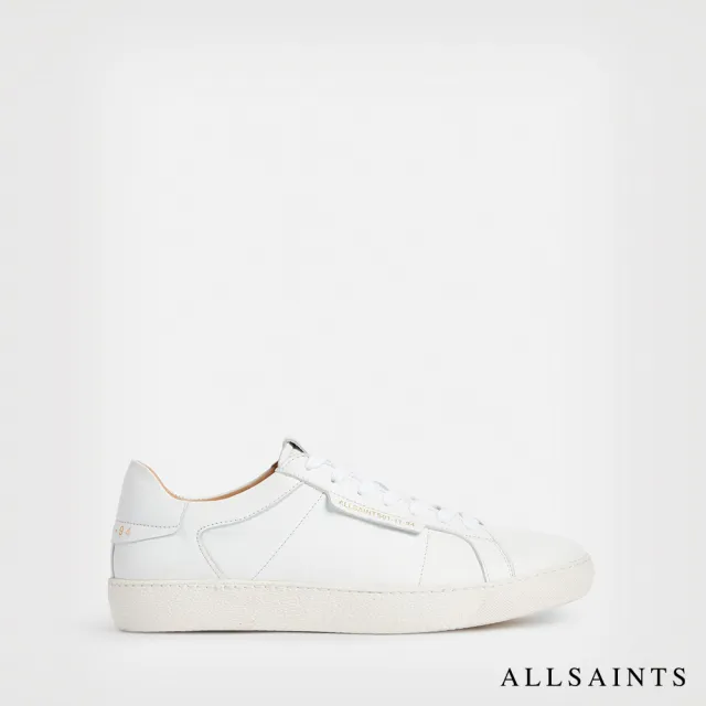 【ALLSAINTS】SHEER 皮革運動鞋White WF081V