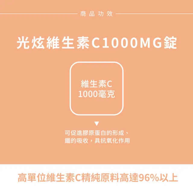 【Sundown 日落恩賜】光炫維生素C 1000MG錠(133錠/瓶)