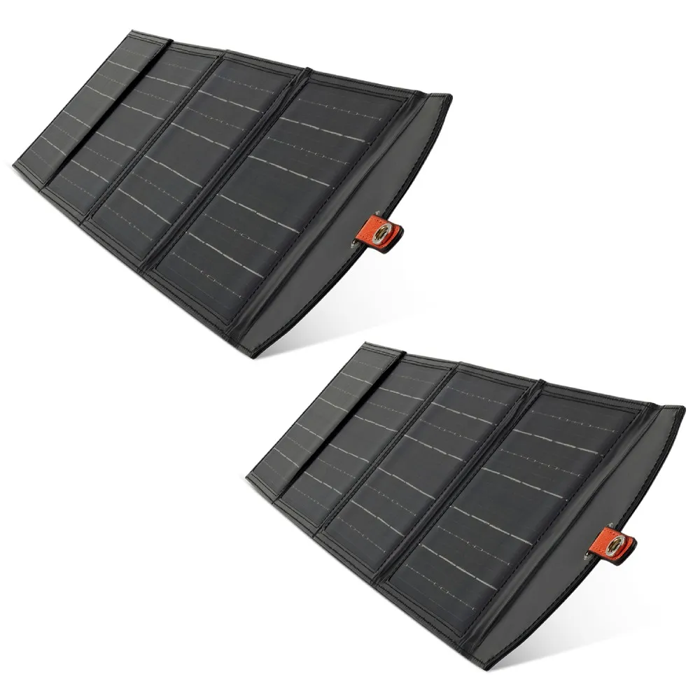 【Philips 飛利浦】20W折疊太陽能充電板 DLP8841C(露營/戶外/車宿)