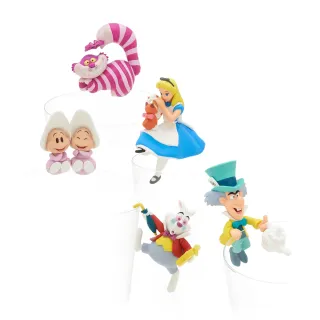 【台隆手創館】福利品 日本迪士尼愛麗絲夢遊仙境造型杯緣子公仔(單入款式隨機)