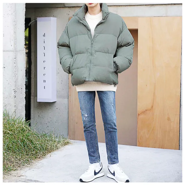 【Dition】韓國防寒麵包外套 機能抽繩鋪棉厚外套(通勤保暖 男女可穿)