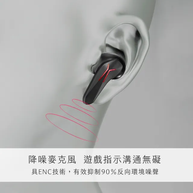 【KINYO】炫光電競無線藍牙耳機(BTE-3905)