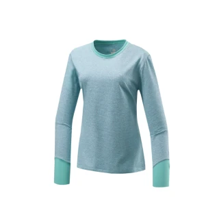 【Mountneer 山林】女環保紗保暖圓領上衣-碧綠-42P20-62(t恤/女裝/上衣/休閒上衣)