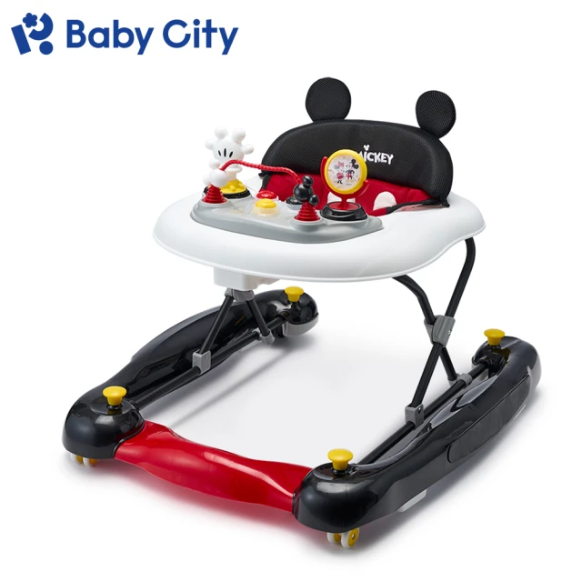 【Baby City 娃娃城】米奇米妮嬰幼兒學步車