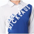 【Jack Nicklaus 金熊】GOLF女款彈性吸濕排汗POLO/高爾夫球衫(藍色)