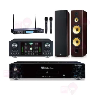 【金嗓】CPX-900 K1A+DB-7AN+TR-5600+FNSD SD-903N(4TB點歌機+擴大機+無線麥克風+落地式喇叭)