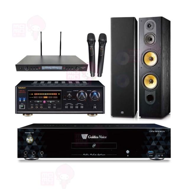 【金嗓】CPX-900 K1A+DSP-A1II+SR-889PRO+FNSD SD-803N(4TB點歌機+擴大機+無線麥克風+喇叭)