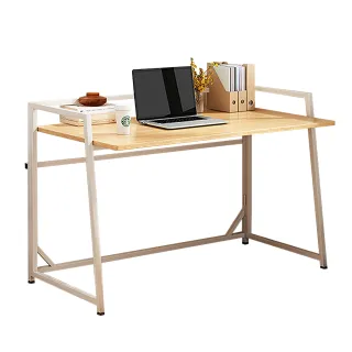 【生活藏室】梯形鐵架折疊工作桌85cm寬(折疊桌 書桌 工作桌  電腦桌 辦公桌 折疊電腦桌  折疊書桌)