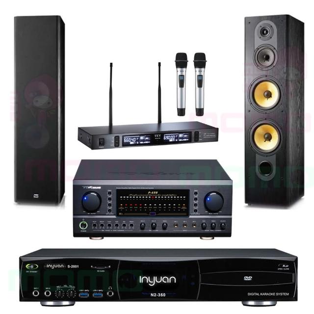 【音圓】N2-350+TDF P-650+TEV TR-9100+SD-803N(4TB伴唱機+綜合擴大機+無線麥克風+劇院卡拉OK喇叭)