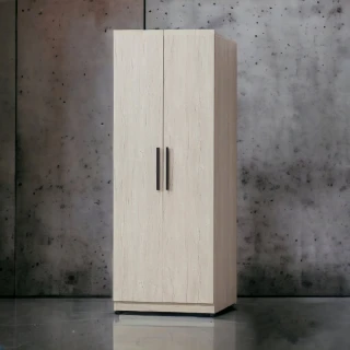 【本木】平野 淺橡木2.5尺雙門衣櫃