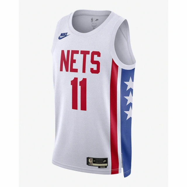 NIKE 耐吉 NBA 球衣 籃網 NETS 厄文 IRVING 白 紅(DO9444-102)