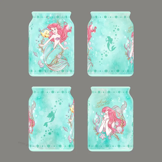 【Pintoo】迪士尼公主 - 花漾琉璃 - 小美人魚 - 愛麗兒 - 收納罐拼圖128片