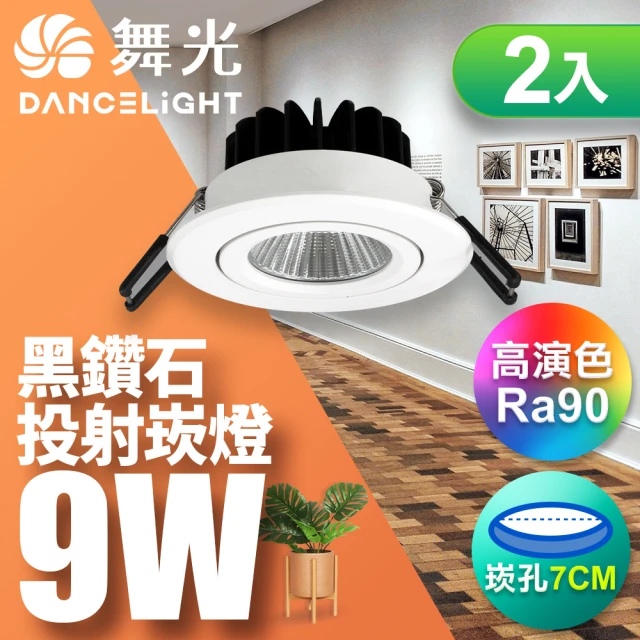 DanceLight 舞光 LED調色崁燈7W 崁孔 9CM