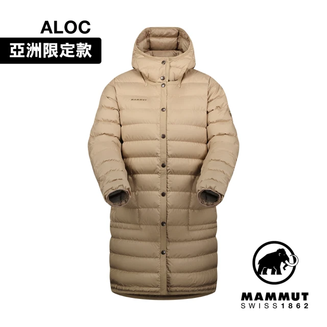 Mammut 長毛象 Seon IN Cardigan long AF Women 日系長版羽絨連帽開襟外套 女款 薩凡納褐 #1013-02920