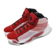 【NIKE 耐吉】籃球鞋 Air Jordan 38 XXXVIII PF 大學紅 白 男鞋 氣墊 緩震(DZ3355-100)