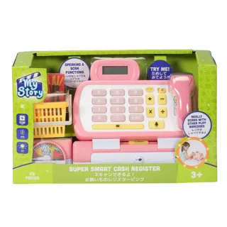 【ToysRUs 玩具反斗城】My Story 電子收銀機購物組-粉(兒童 玩具 家家酒)