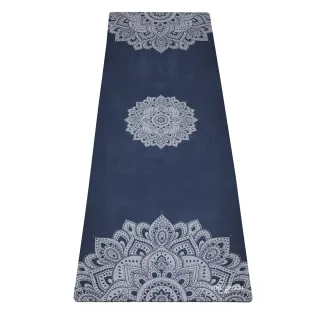 【Yoga Design Lab】Combo Mat 天然橡膠瑜珈墊3.5mm - Mandala Sapphire(超細纖維絨面瑜珈墊)