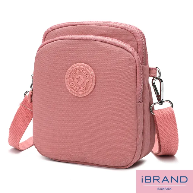 【iBrand】雙11 輕盈3層多功能防潑水斜側背包(防水包 多色任選)