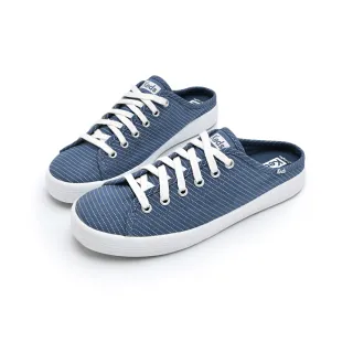 【Keds】KICKSTART MULE 經典帆布綁帶穆勒鞋-藍(9232W123484)