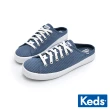 【Keds】KICKSTART MULE 經典帆布綁帶穆勒鞋-藍(9232W123484)