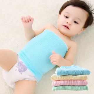 【Mua 姆兒選品】日本設計 兒童肚圍嬰兒肚圍高彈力肚圍薄款單層36CM套組(寶寶肚圍 脖圍 防踢被 毛帽 圍脖)