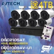 【AVTECH 陞泰】送4TB 組合 DGD1009AV-U1 8路主機+DGC2105AT 200萬同軸槍型攝影機*8 昌運監視器(1009AX-U1)