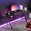 【LOGIS】火爆特工碳纖電競桌(電腦桌 157x60CM)