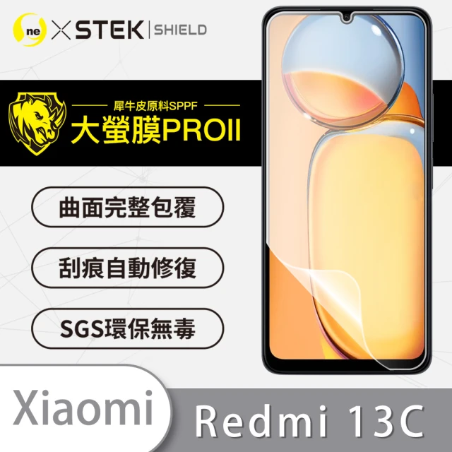 o-one大螢膜PRO XiaoMi小米 redmi 13C 滿版手機螢幕保護貼