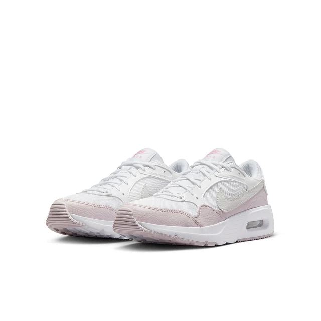 NIKE 耐吉NIKE 耐吉 慢跑鞋 女鞋 大童 運動鞋 緩震 AIR MAX SC GS 白粉 CZ5358-115(2K2058)