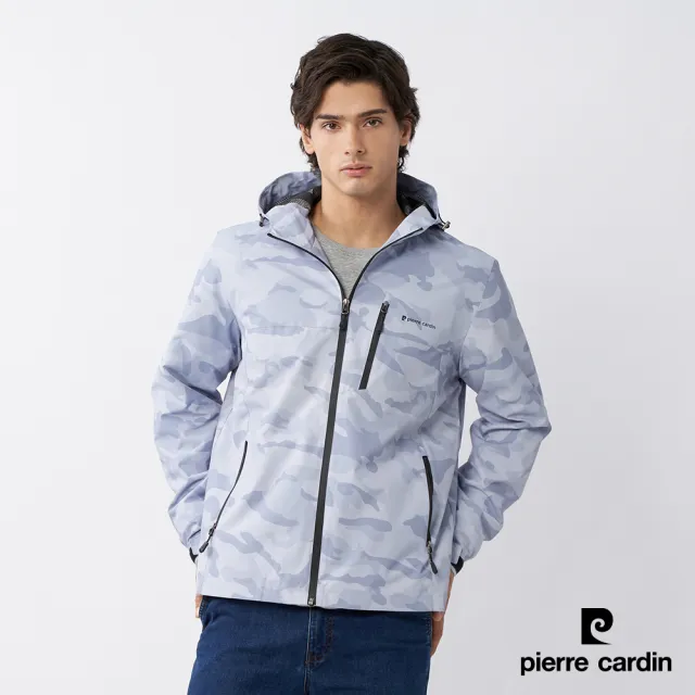 【pierre cardin 皮爾卡登】雙11 網路獨家 男女款 防風防潑水透氣內網裡連帽外套(多款任選)