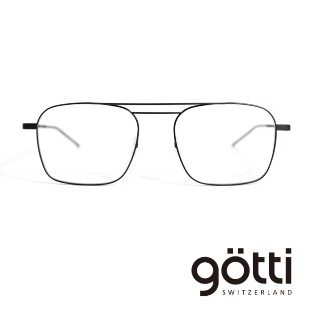 【Gotti】瑞士Gotti Switzerland 雙橋方款飛行平光眼鏡(- CRAFT)