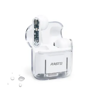 【RASTO】RS52 透視款TWS真無線藍芽5.3耳機