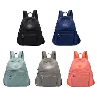 【EZlife】輕旅遊簡約百搭雙肩背包