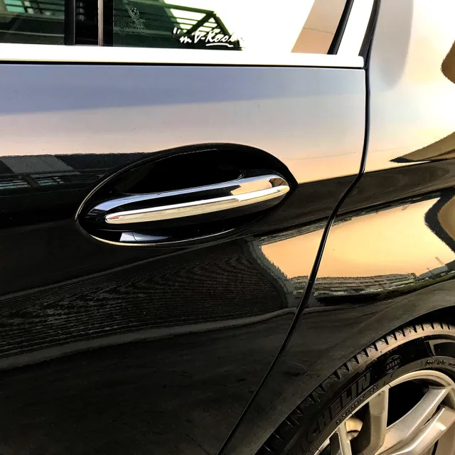 【IDFR】BMW 寶馬 5系列 G30 2017~2023 鍍鉻銀 車門把手蓋 把手飾條貼(G30 車門把手貼條)