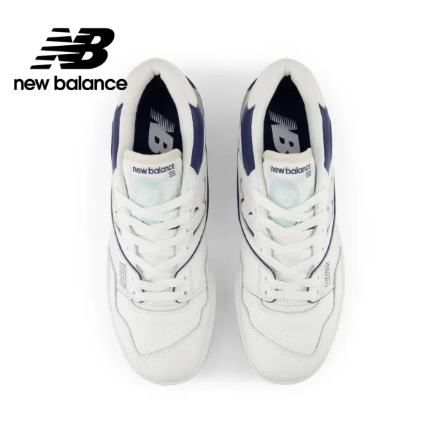 【NEW BALANCE】NB 復古鞋/運動鞋_BB550WCA-D_中性_白/薄荷/海軍藍