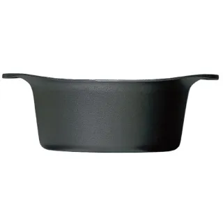 【柳宗理】日本製南部鐵器雙耳深鍋/無蓋(鑄鐵鍛造．保溫性佳、導熱快速、受熱均勻)