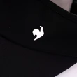 【LE COQ SPORTIF 公雞】高爾夫系列 女款黑色緞帶設計百搭遮陽帽 QLS0K182