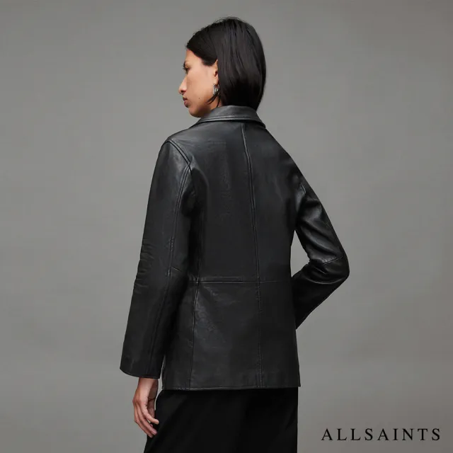 【ALLSAINTS】CORINNA 羊皮西裝外套皮衣 WL124Z(舒適版型)