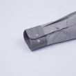 【ROBERTA 諾貝達】商務襯衫 台灣製 腰身嚴選 點點的品味 舒適休閒長袖襯衫(灰)