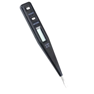 【SMILE】數位液晶驗電筆 買一送一 感應式五段電壓 居家檢電筆 4-DET01(漏電檢測 火線檢測 電工)
