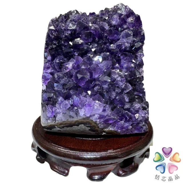 【恬芯晶品】天然紫水晶頂級烏拉圭帝王紫晶鎮A+59(頂級烏拉圭紫晶鎮招財開運風水財運業績財位招貴人紫晶洞)