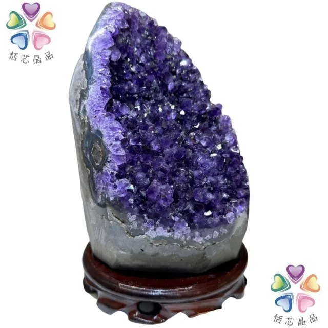 【恬芯晶品】天然紫水晶頂級烏拉圭帝王紫晶鎮A+52(頂級烏拉圭紫晶鎮招財開運風水財運業績財位招貴人紫晶洞)