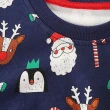 【橘魔法】滿印聖誕麋鹿企鵝長袖上衣(聖誕服裝 聖誕節 耶誕節 衛衣 薄長袖 男童 兒童 童裝)
