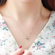 【BRILLMOND JEWELRY】18K金 天然鑽石墜鍊 經典閃耀(二款三色選 全18K金台+鍊)